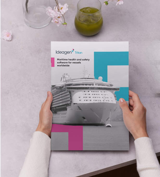 Diseño de folleto IDEAGEN TRITAN